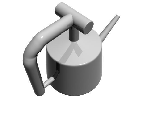 Watering Can V2 3D model_2