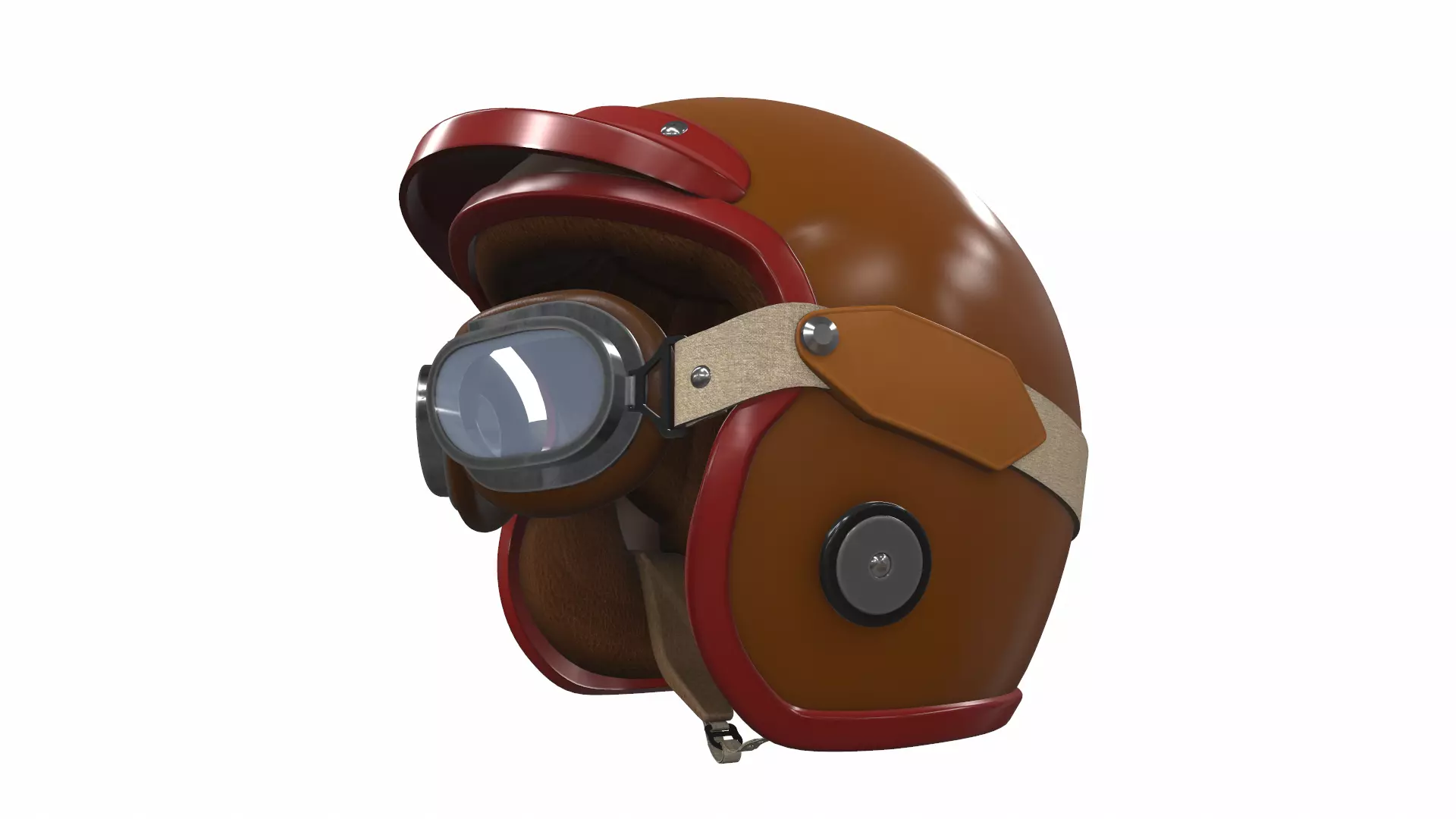 Motorcycle helmet mh-09 3D model