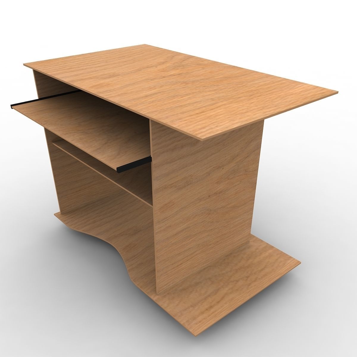 Computer Trolley 3D model_1