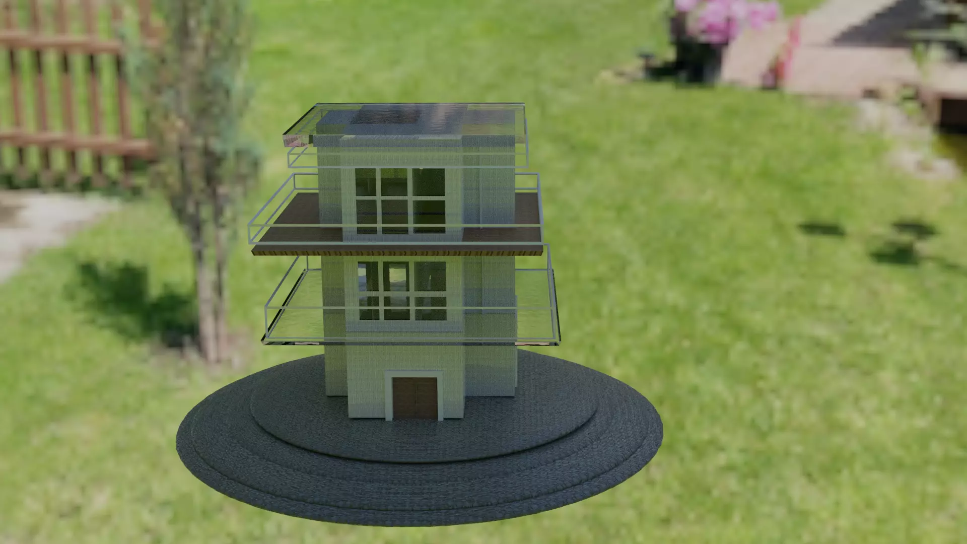 building tall tower 3D model_0