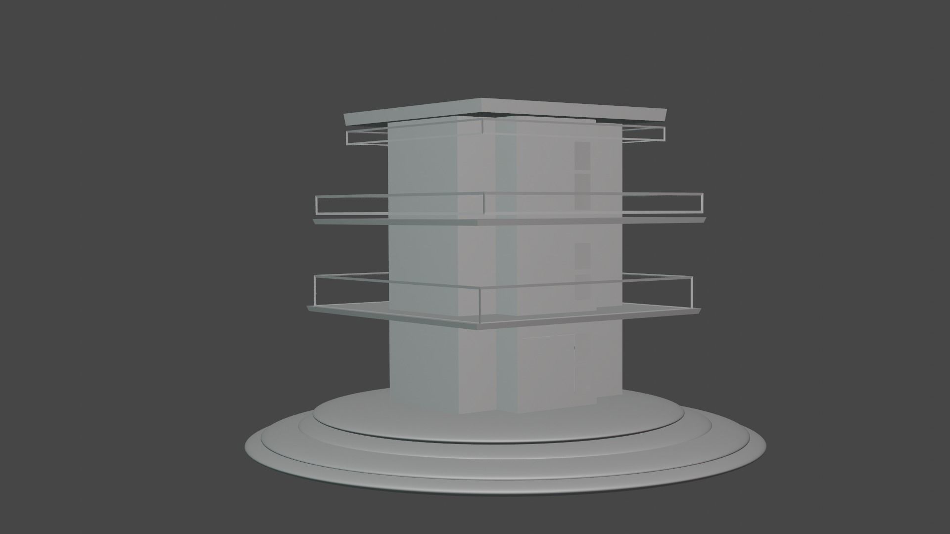 building tall tower 3D model_4