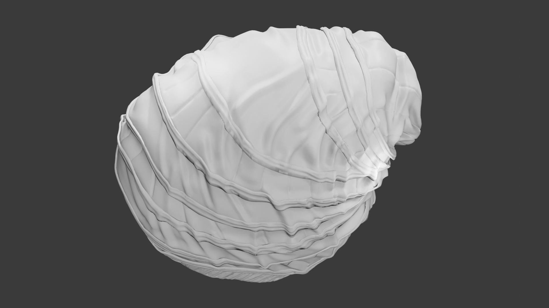 Beanie cap 3D model_5