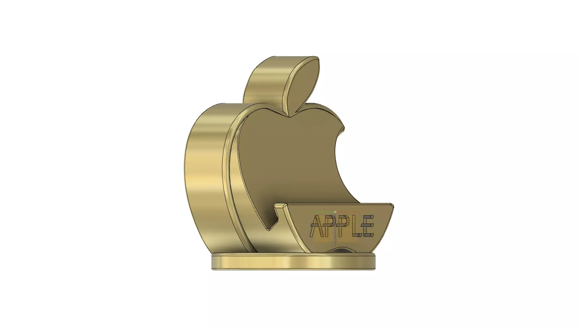 Standphone Apple 3D print model