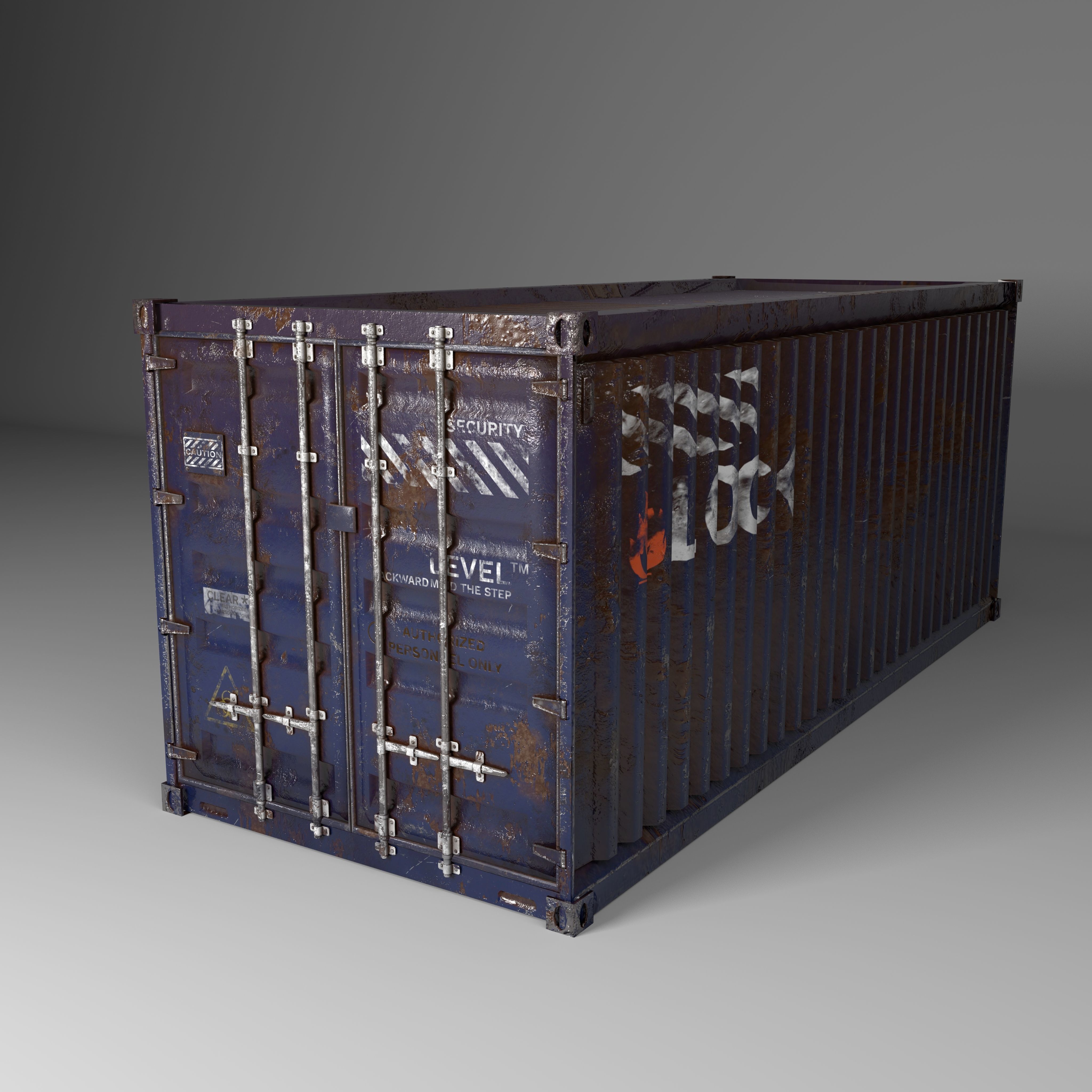 container shipping 3D model_1
