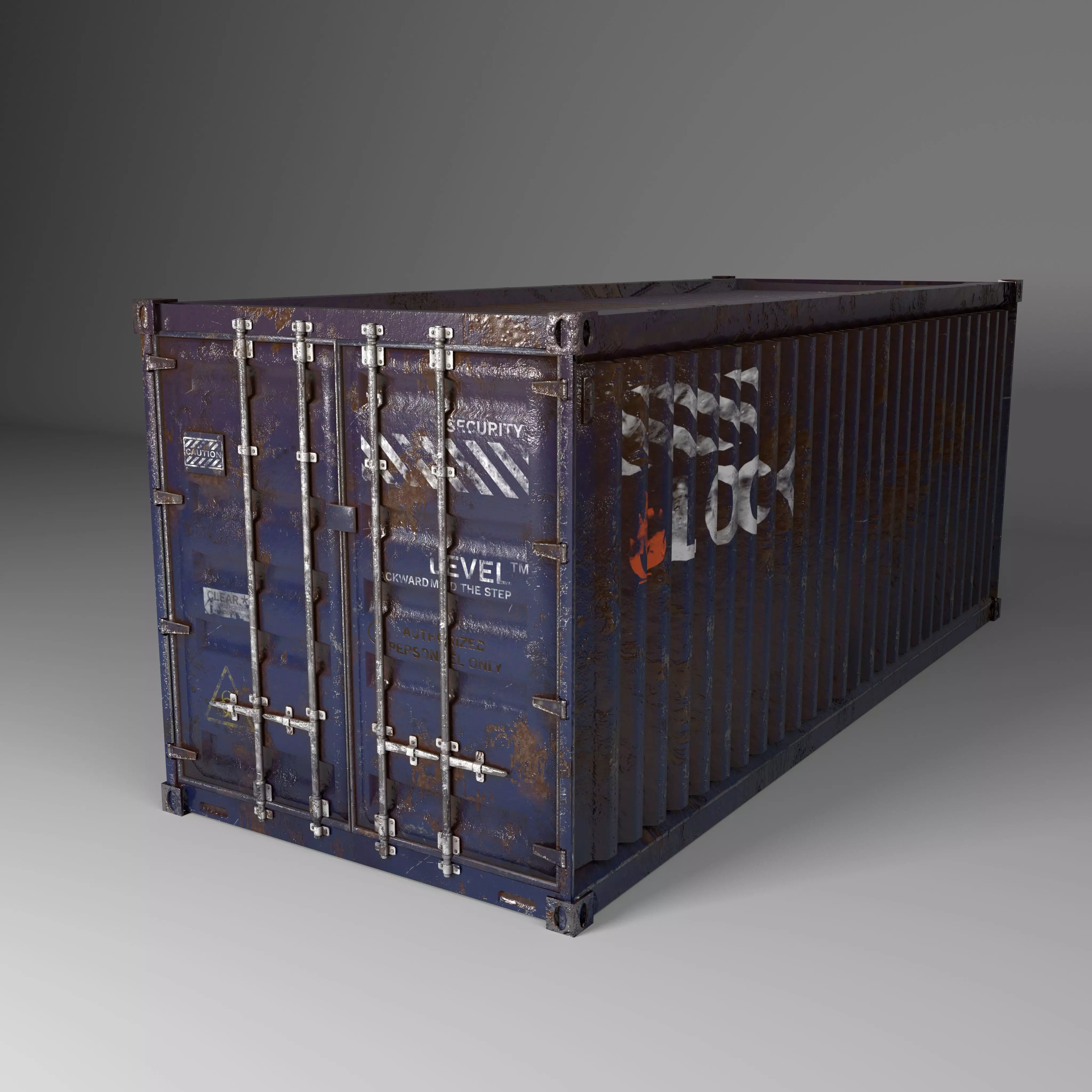 container shipping 3D model_0