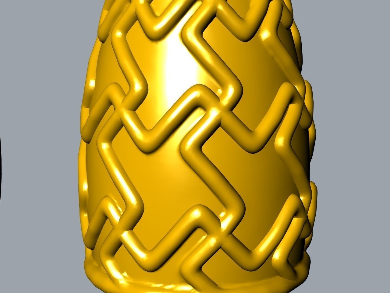 Textured plain flower vases stl files verified 3D print model_5