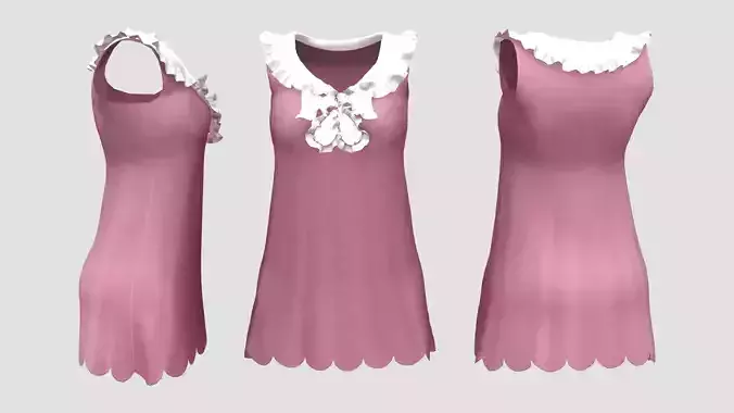 Babydoll Dress Without Sleeves