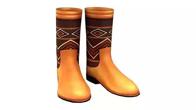 Indian Motifs Stylized Boots