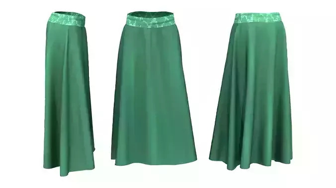 Maxi Skirt Low Waist