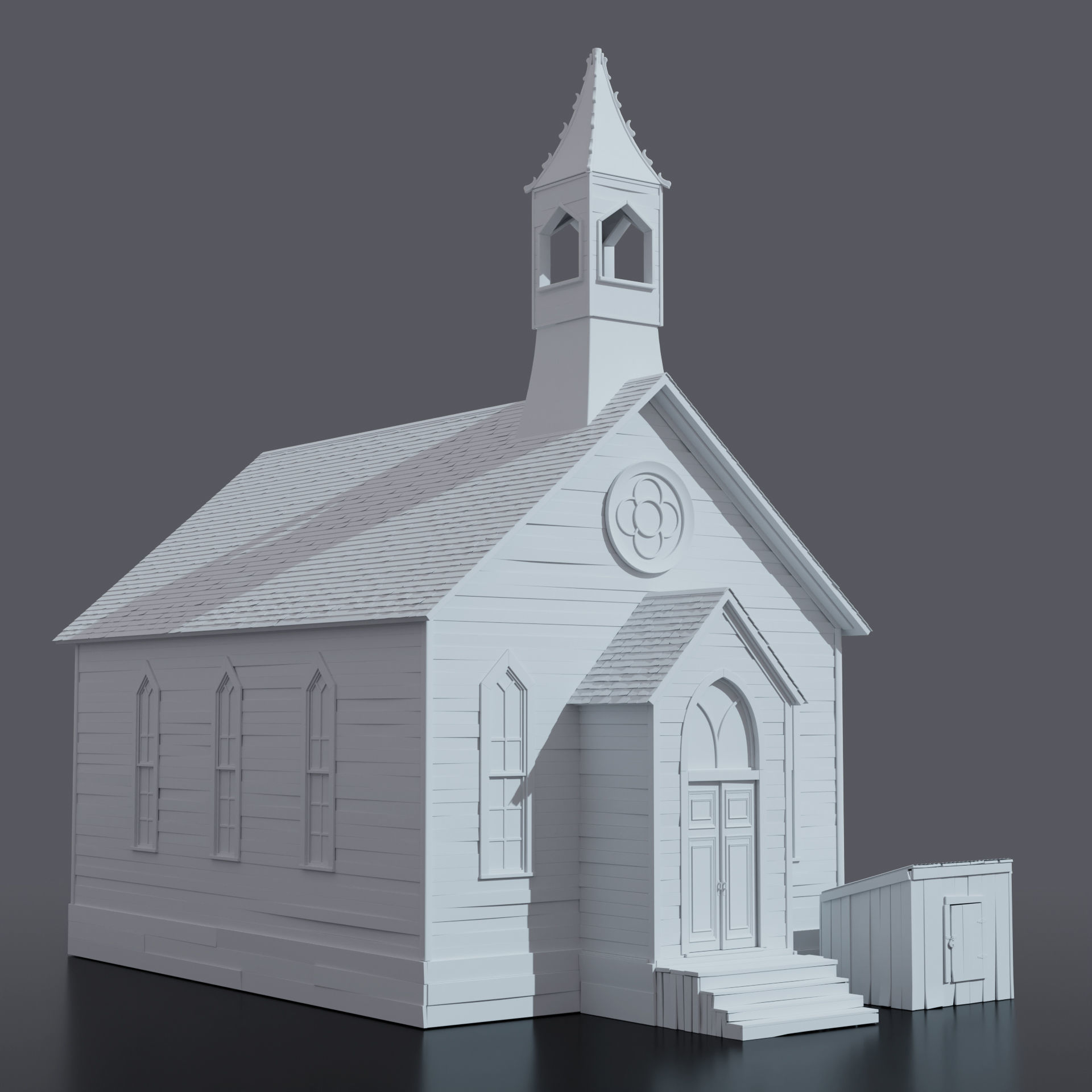 Old Chapel 3D model_2
