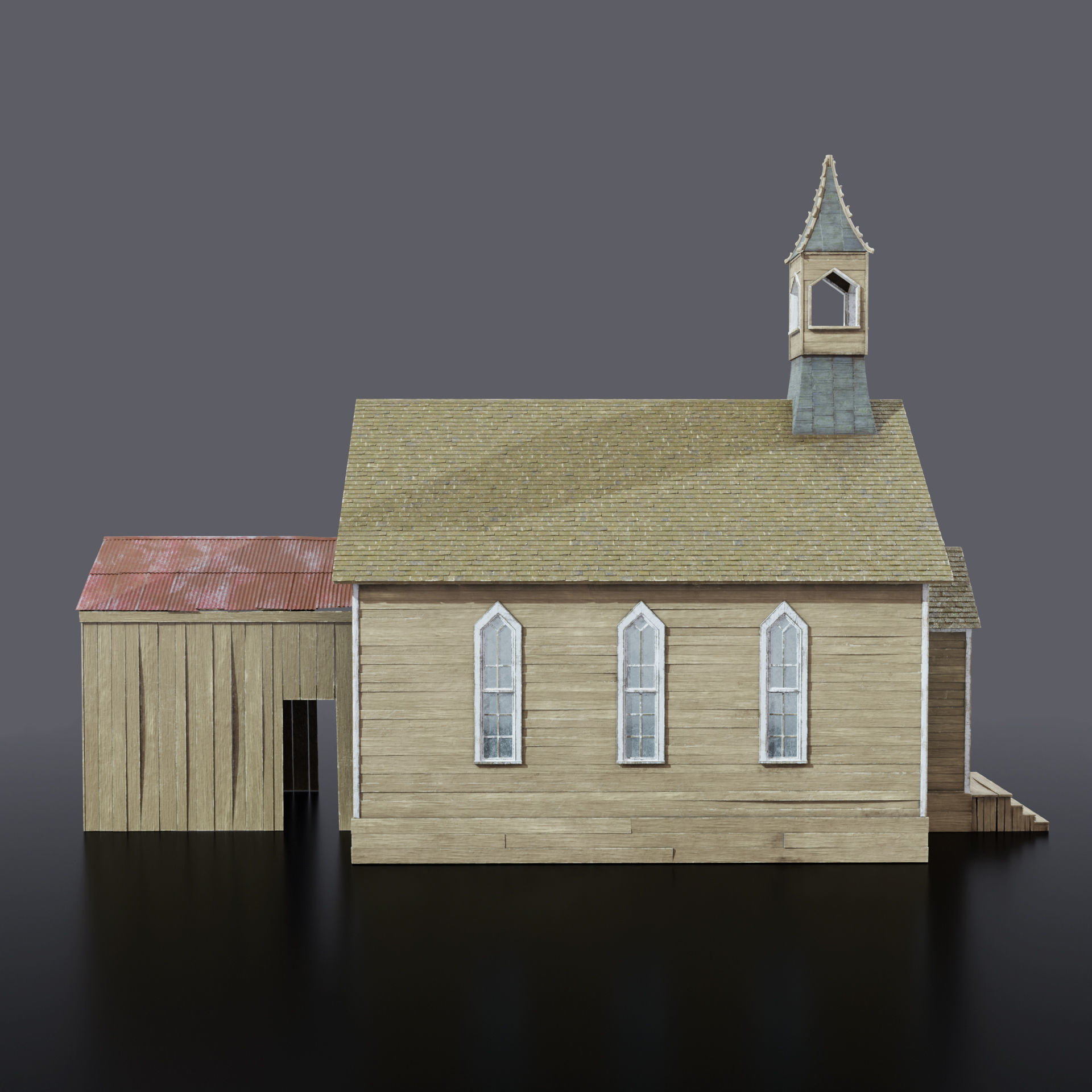 Old Chapel 3D model_10