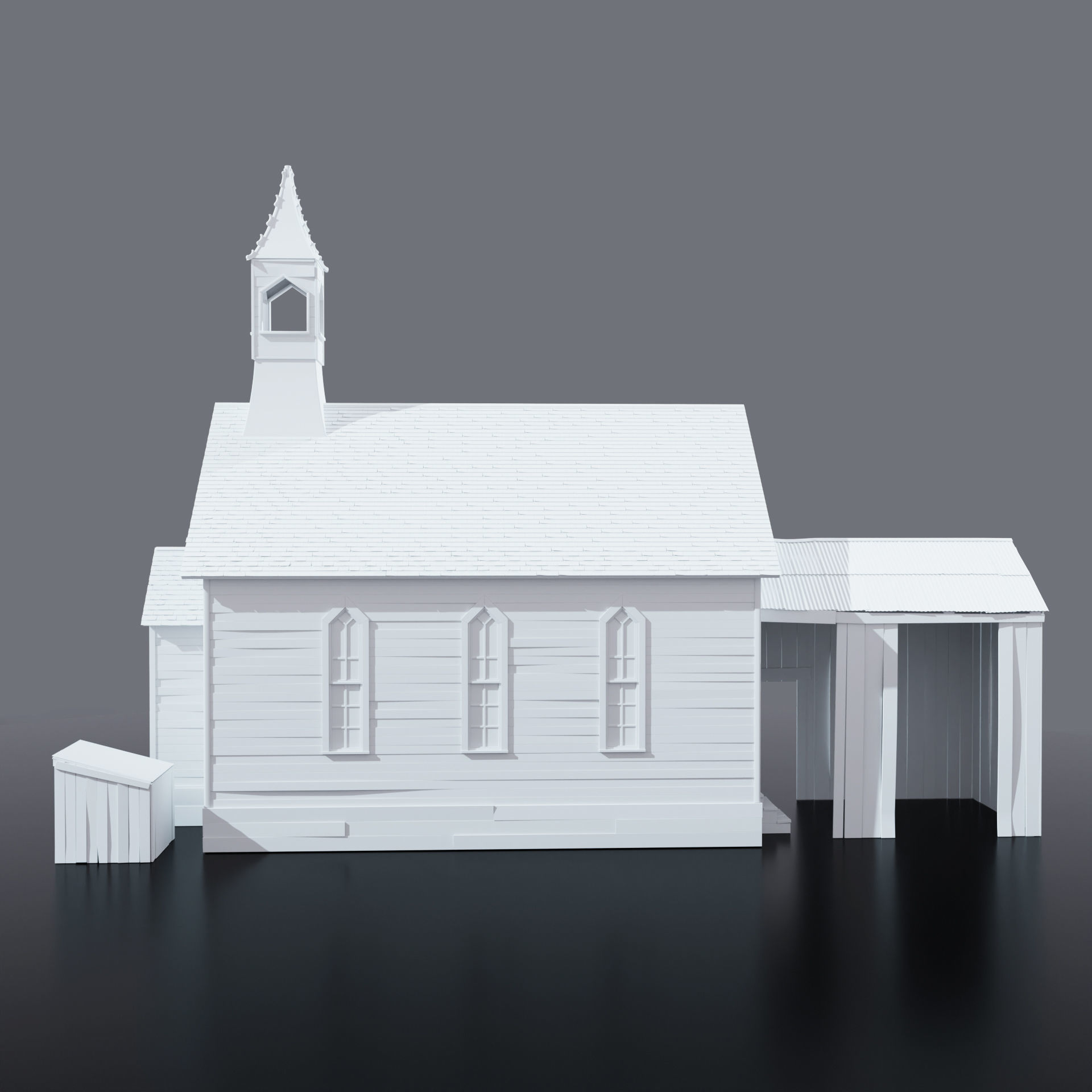 Old Chapel 3D model_8