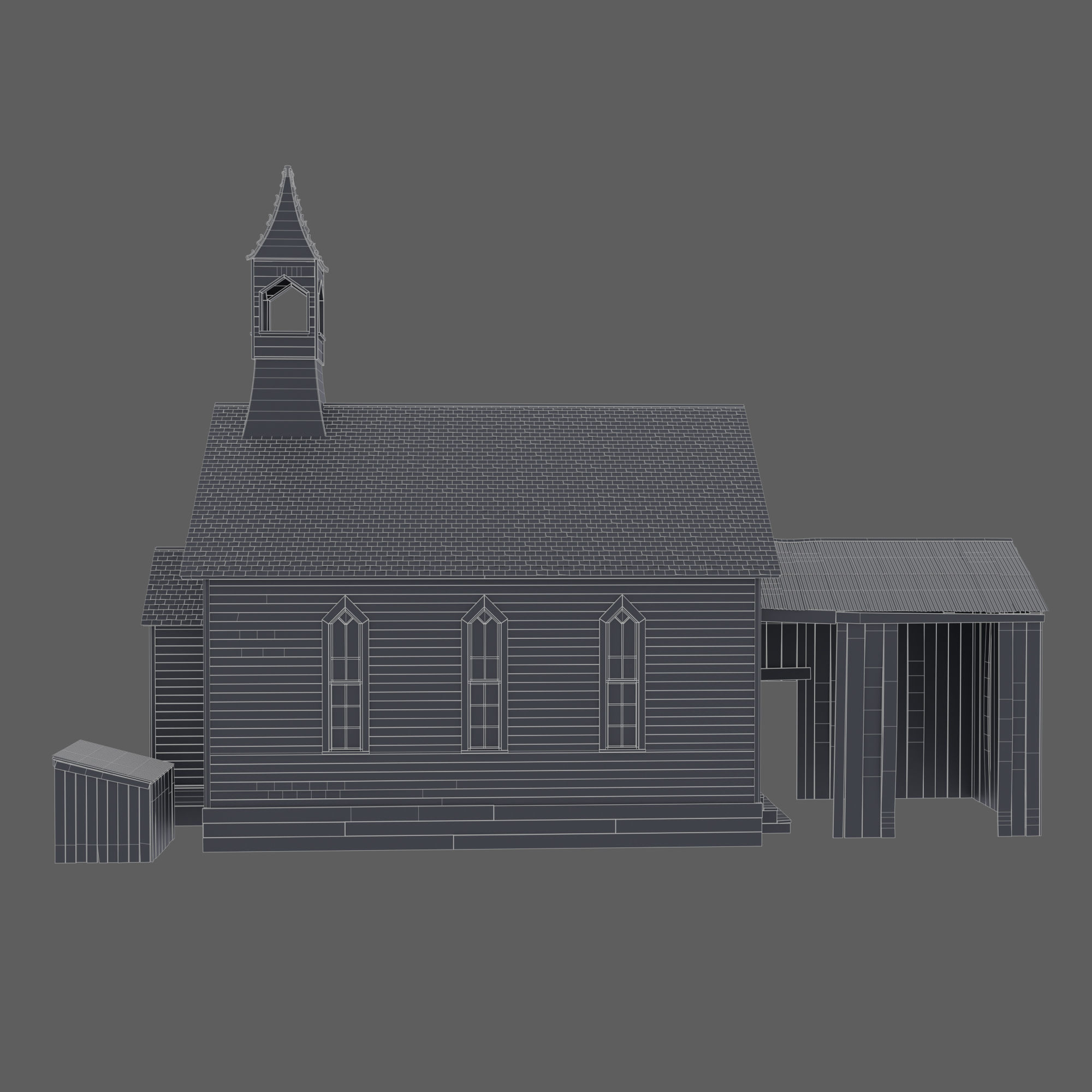 Old Chapel 3D model_9