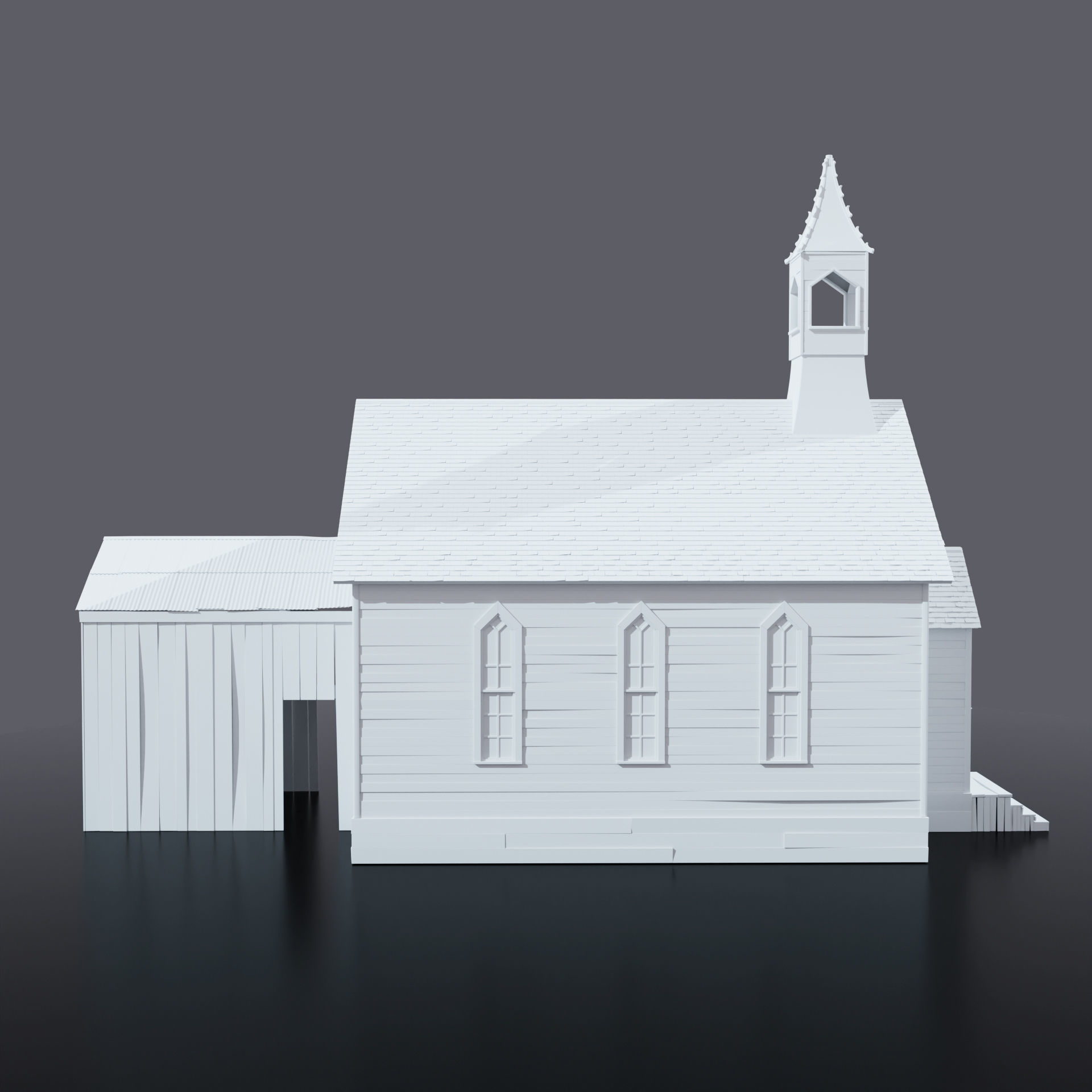 Old Chapel 3D model_11