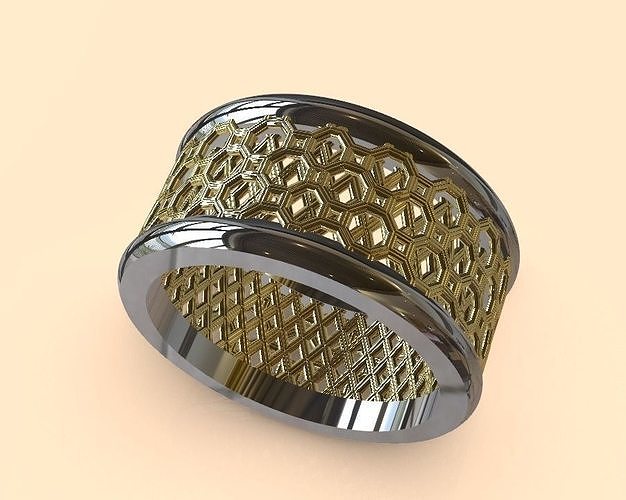 wired ring 3D print model