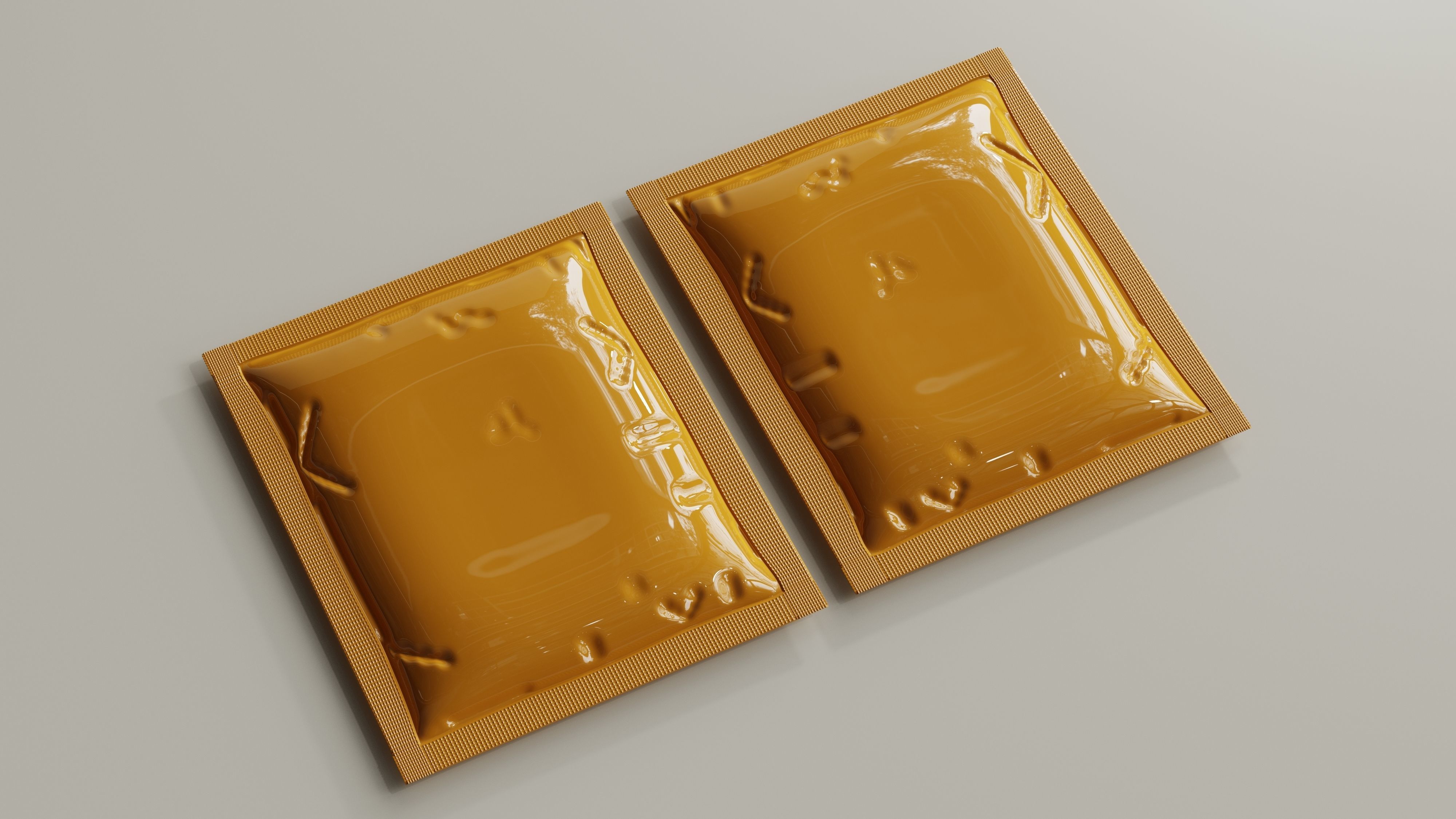 Sachet Packet 3D model_2