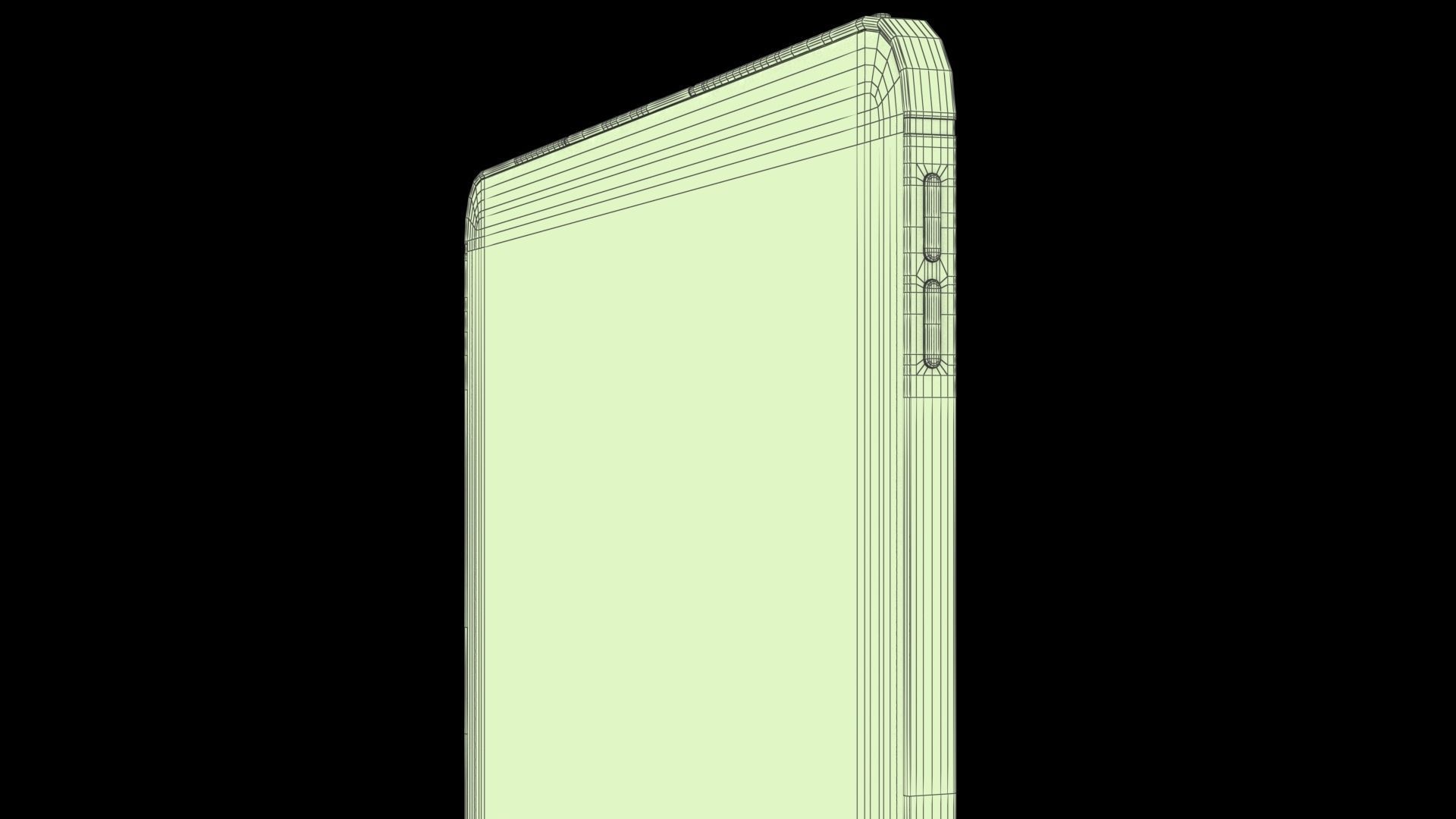 Apple iPad Pro 12-9 2021 All Colors with pencil Low-poly 3D model_46