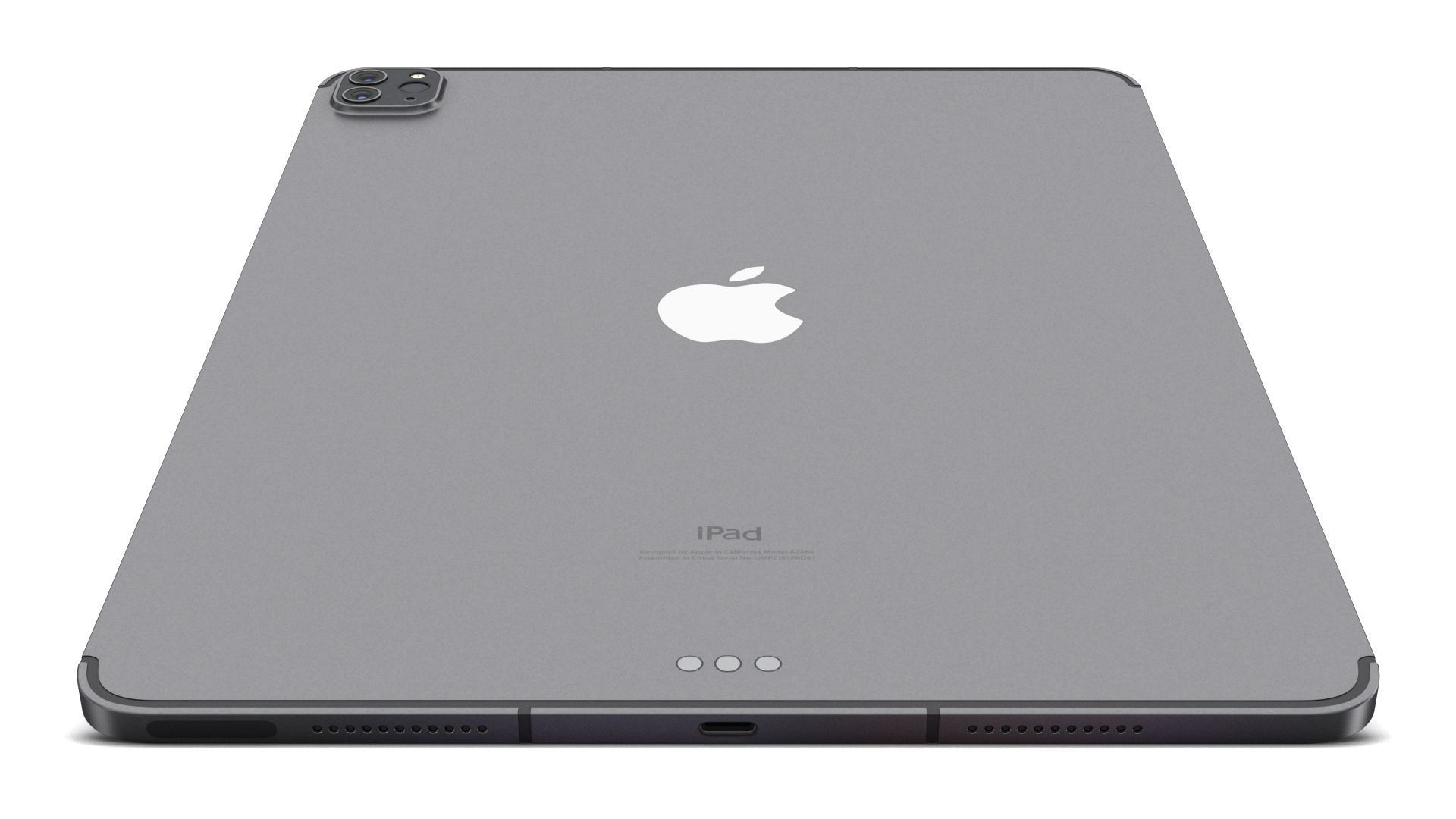 Apple iPad Pro 12-9 2021 All Colors with pencil Low-poly 3D model_14