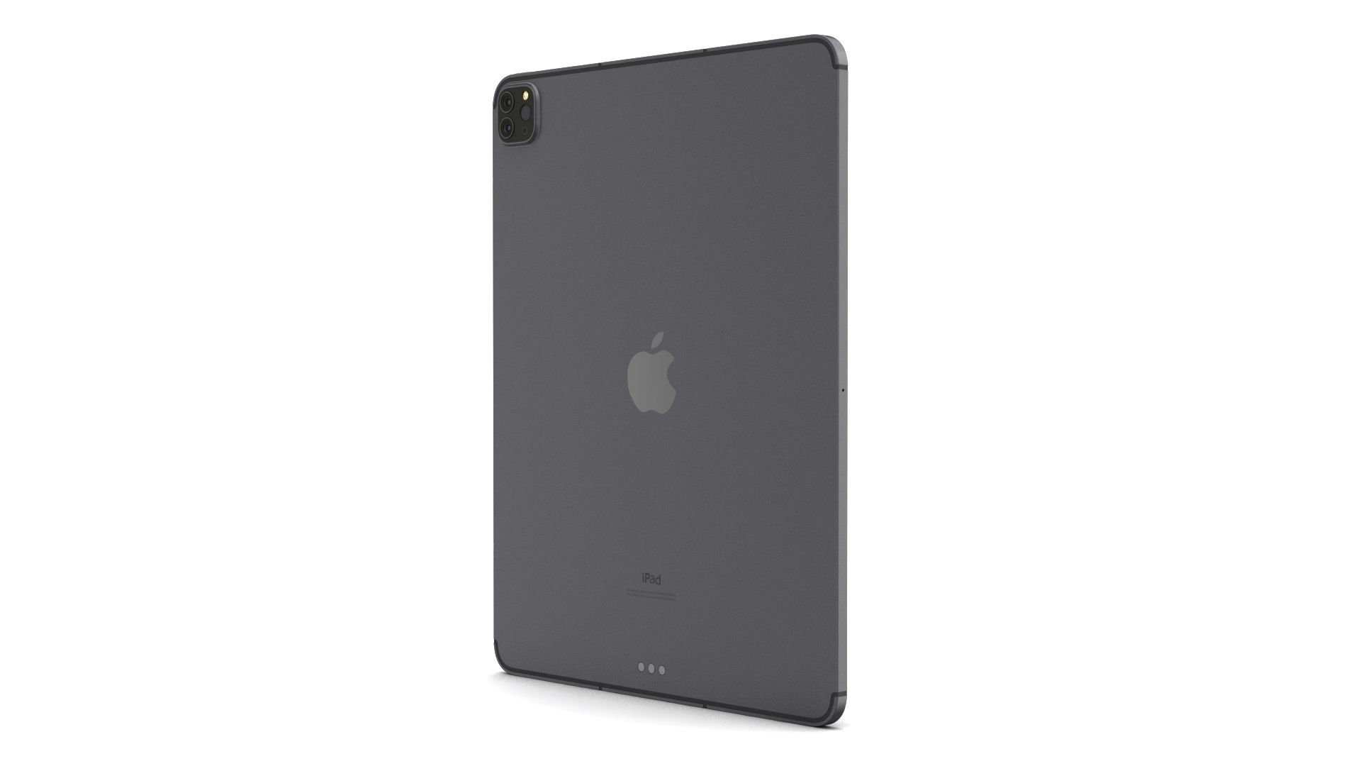 Apple iPad Pro 12-9 2021 All Colors with pencil Low-poly 3D model_10