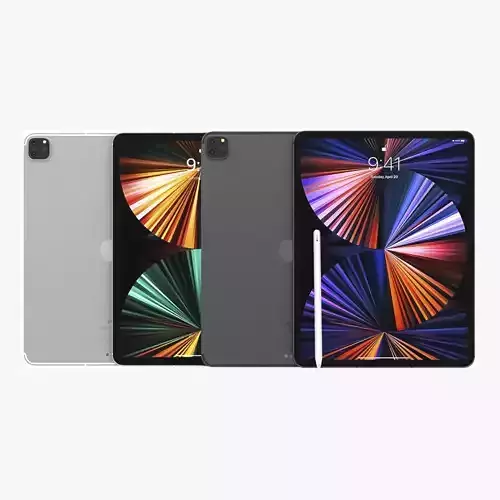 Apple iPad Pro 12-9 2021 All Colors with pencil