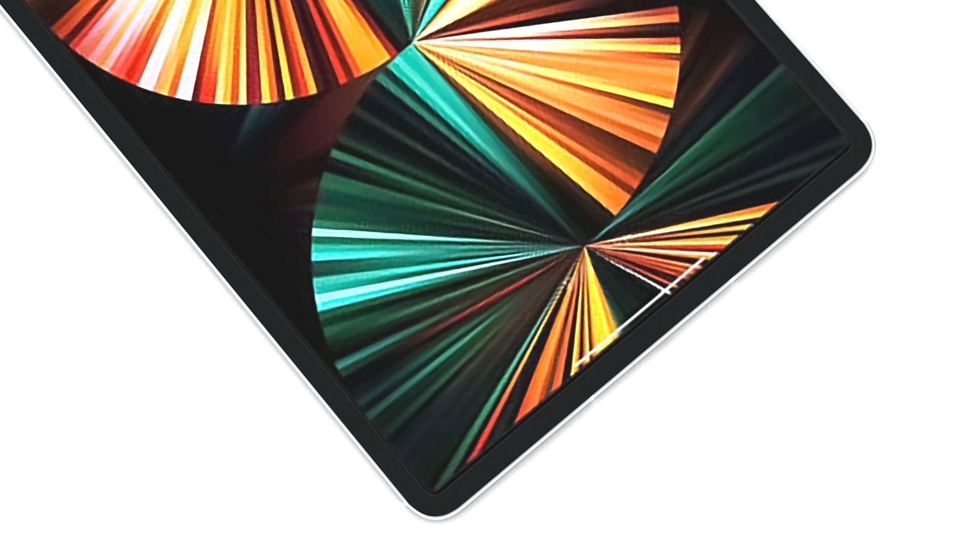 Apple iPad Pro 12-9 2021 All Colors with pencil Low-poly 3D model_25
