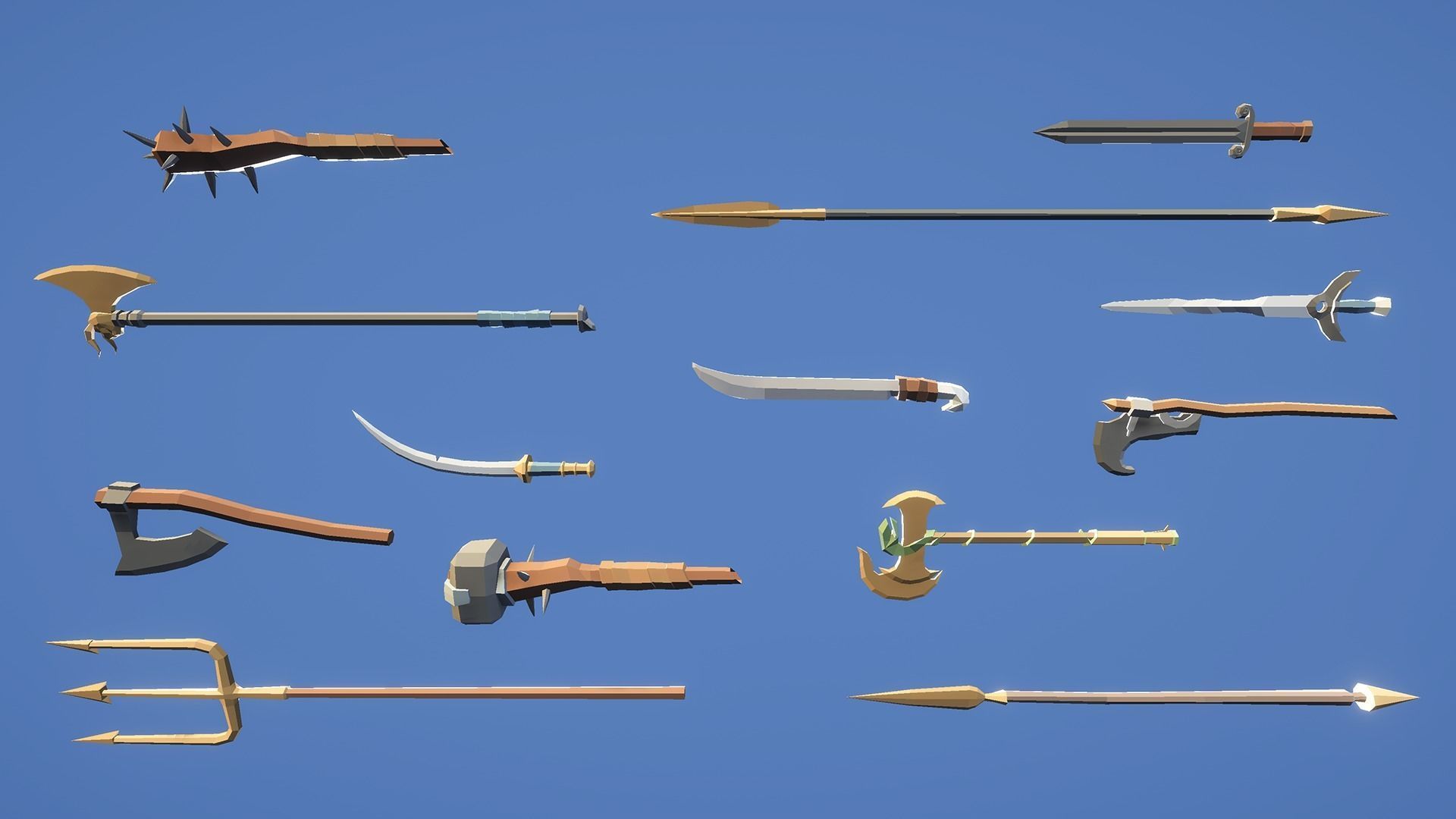 Ancient Rome Characters Low-poly 3D model_5