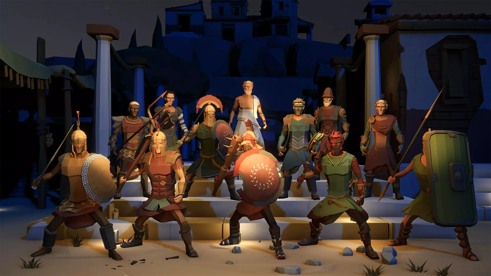 Ancient Rome Characters Low-poly 3D model_0