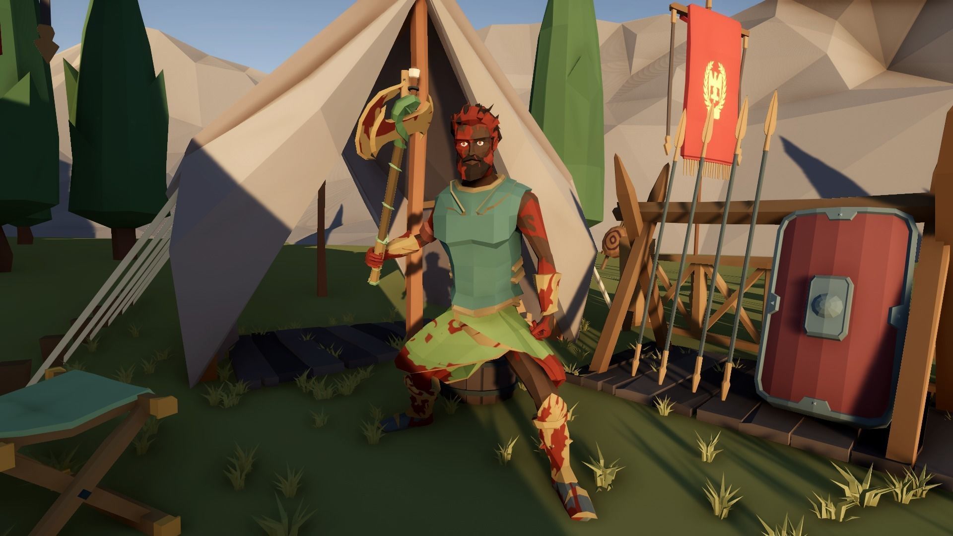 Ancient Rome Characters Low-poly 3D model_3