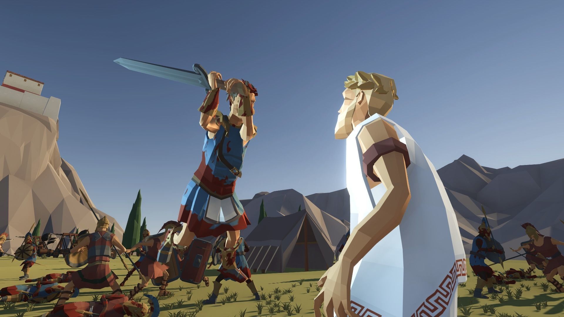 Ancient Rome Characters Low-poly 3D model_6