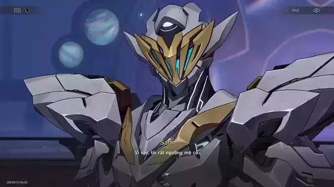 Sam OBJ file Honkai Star rail 3d model