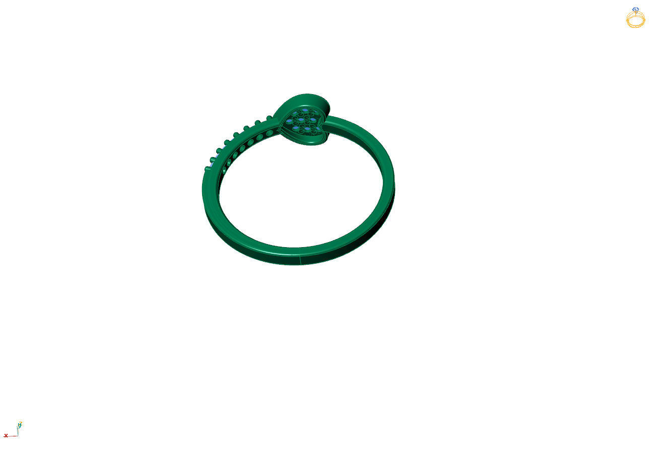 Anel lover 3D print model_5