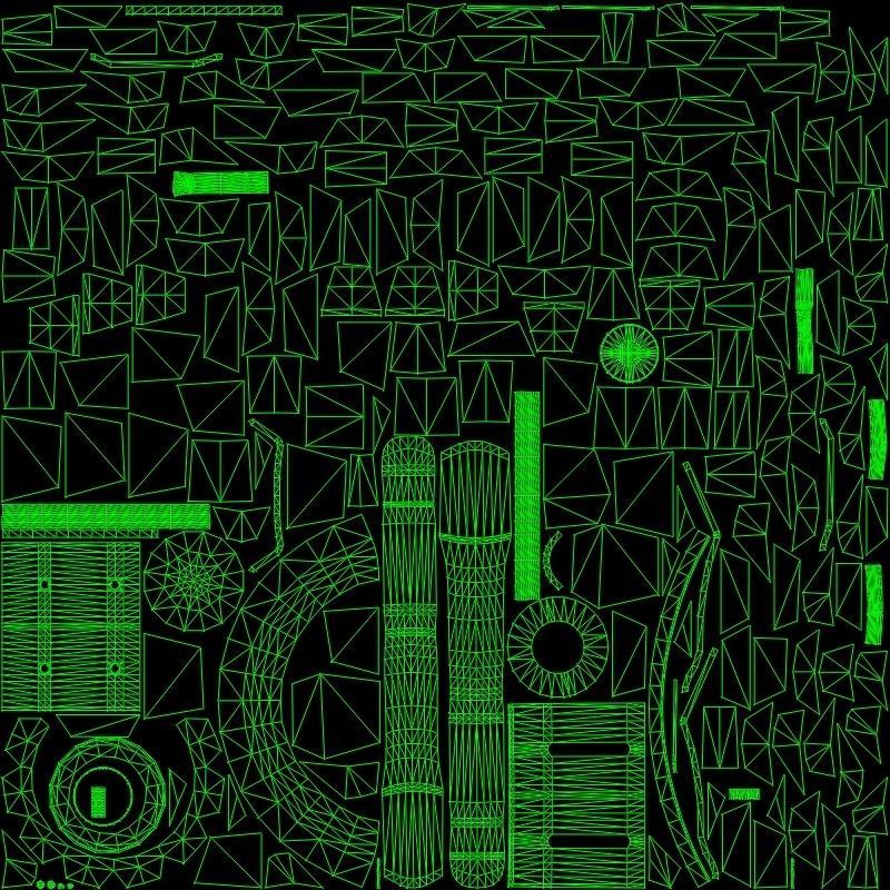 F-1 WW2 Grenade worn Low-poly 3D model_8