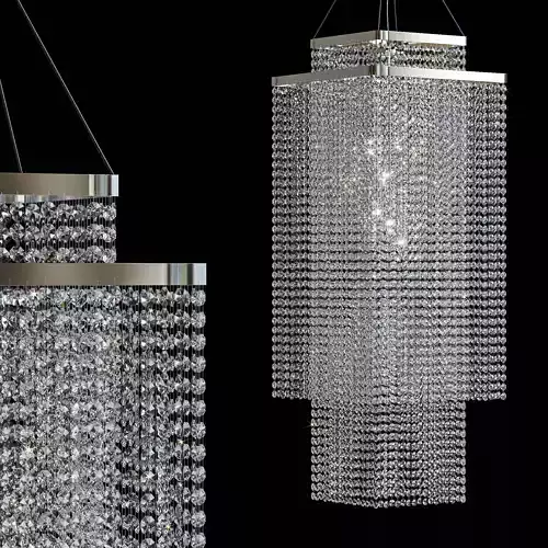 Luxury Designer Italian Square Crystal Chandelier