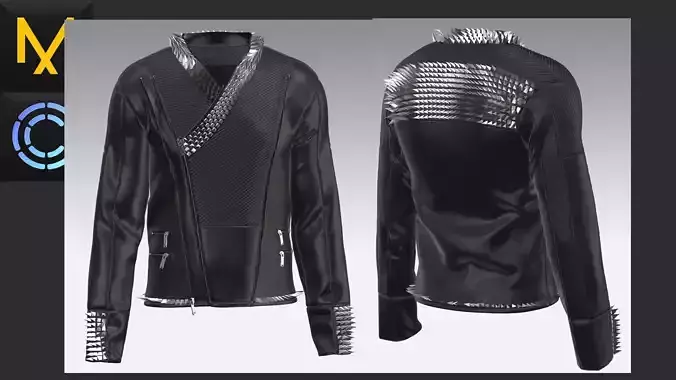 Leather Jacket  OBJ mtl FBX ZPRJ