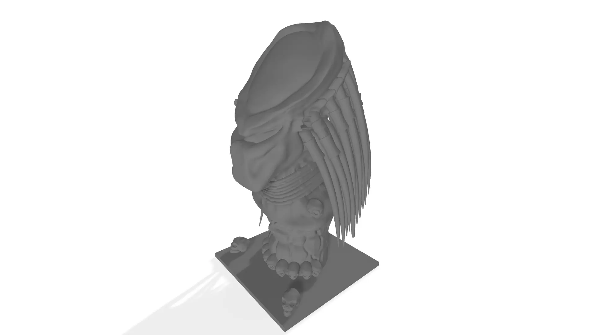 Predator alien statue Free 3D print model