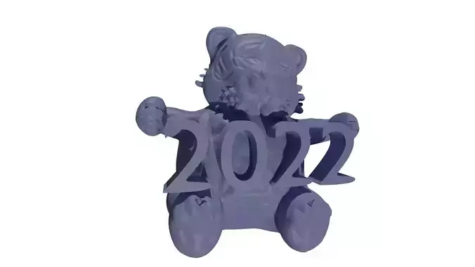 Sign zodiac tiger 3D model 3D print model