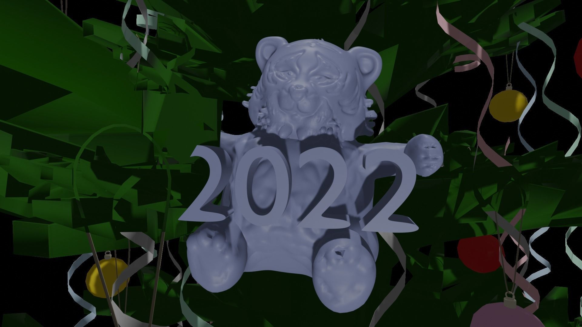 Sign zodiac tiger 3D model 3D print model_1