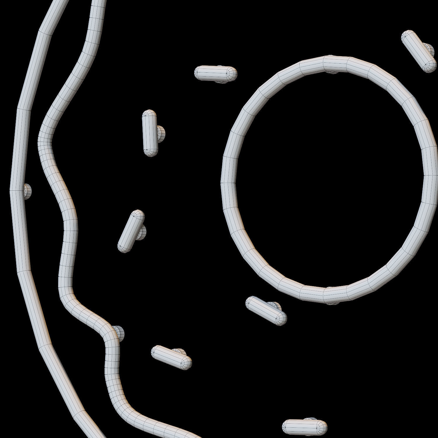 Neon Set 20 3D model_2