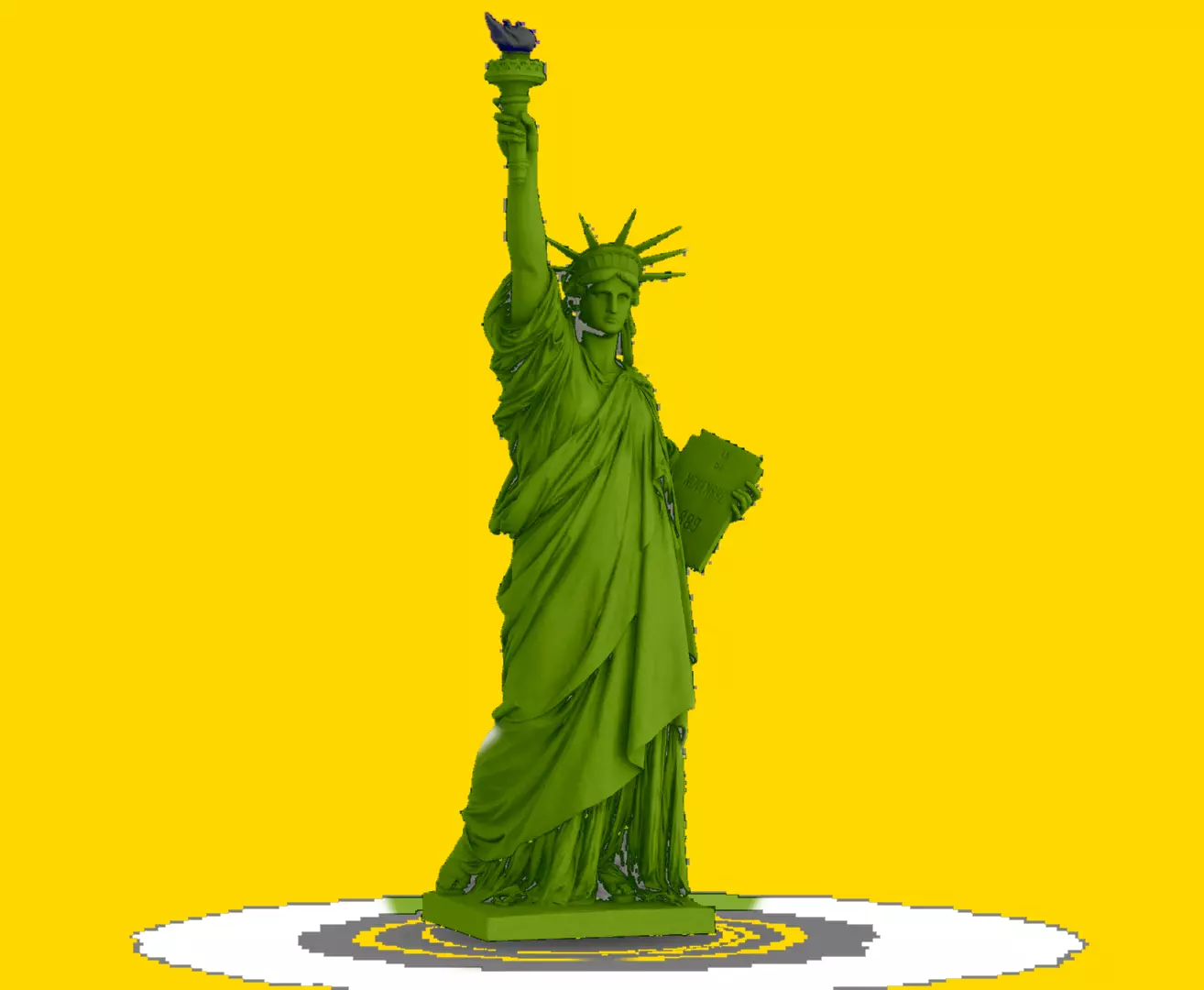Statue of Liberty Replica Free 3D model