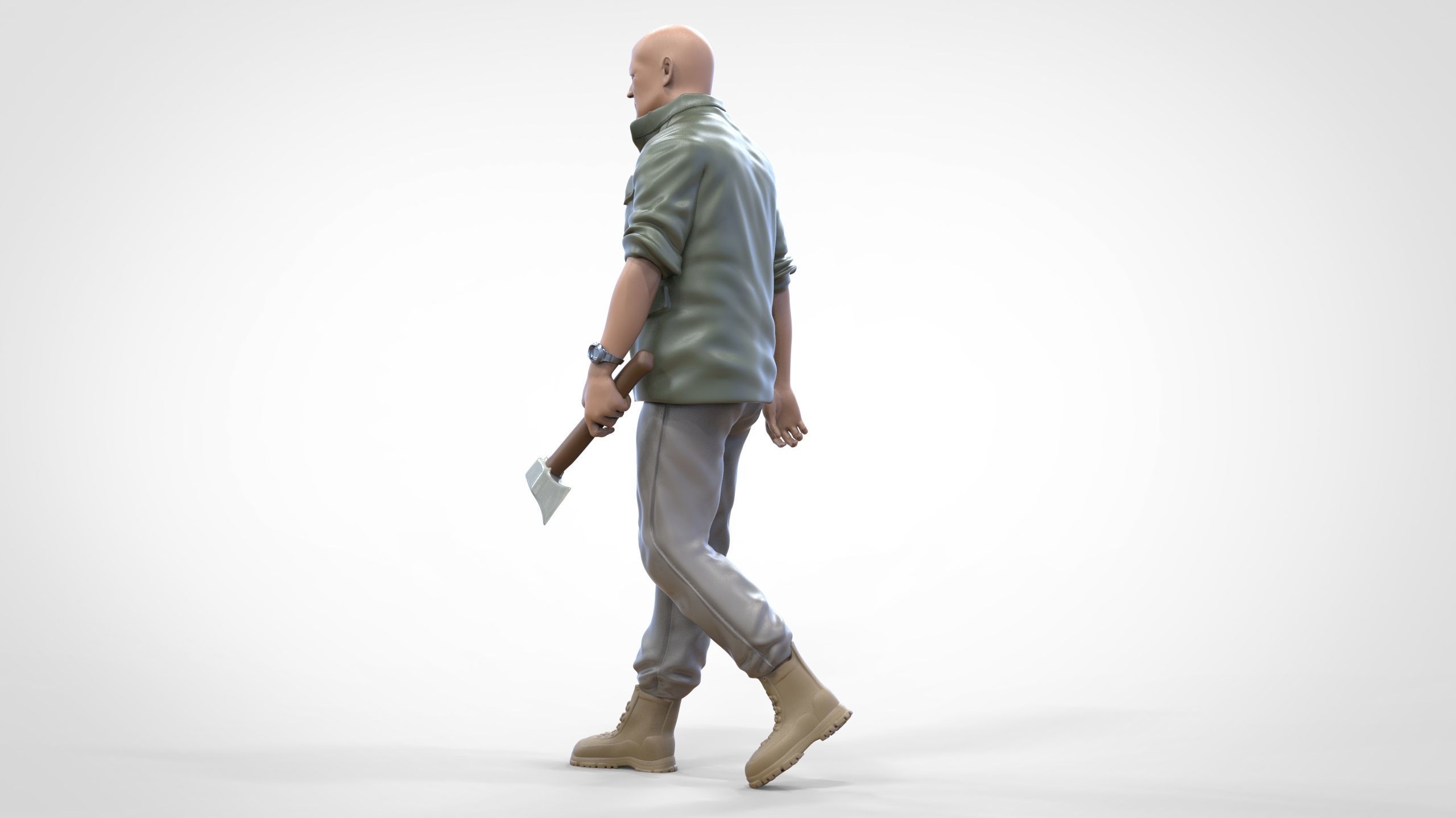 N8 F9 Deckard Shaw Jason Statham in Hobbs and Shaw 3D print model_16