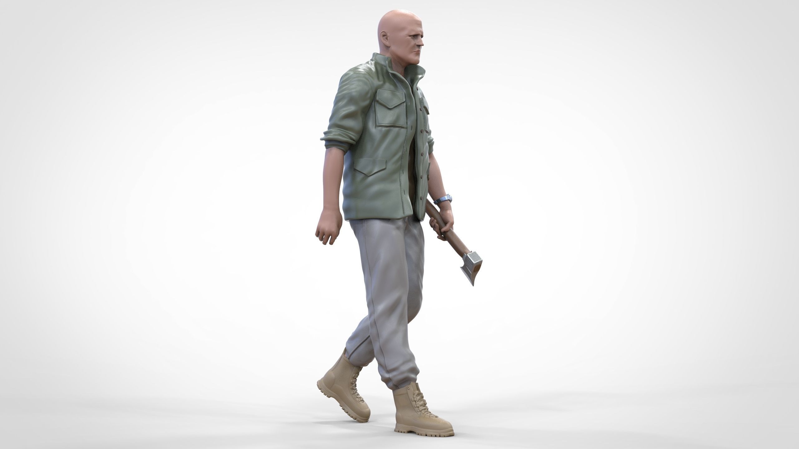 N8 F9 Deckard Shaw Jason Statham in Hobbs and Shaw 3D print model_3