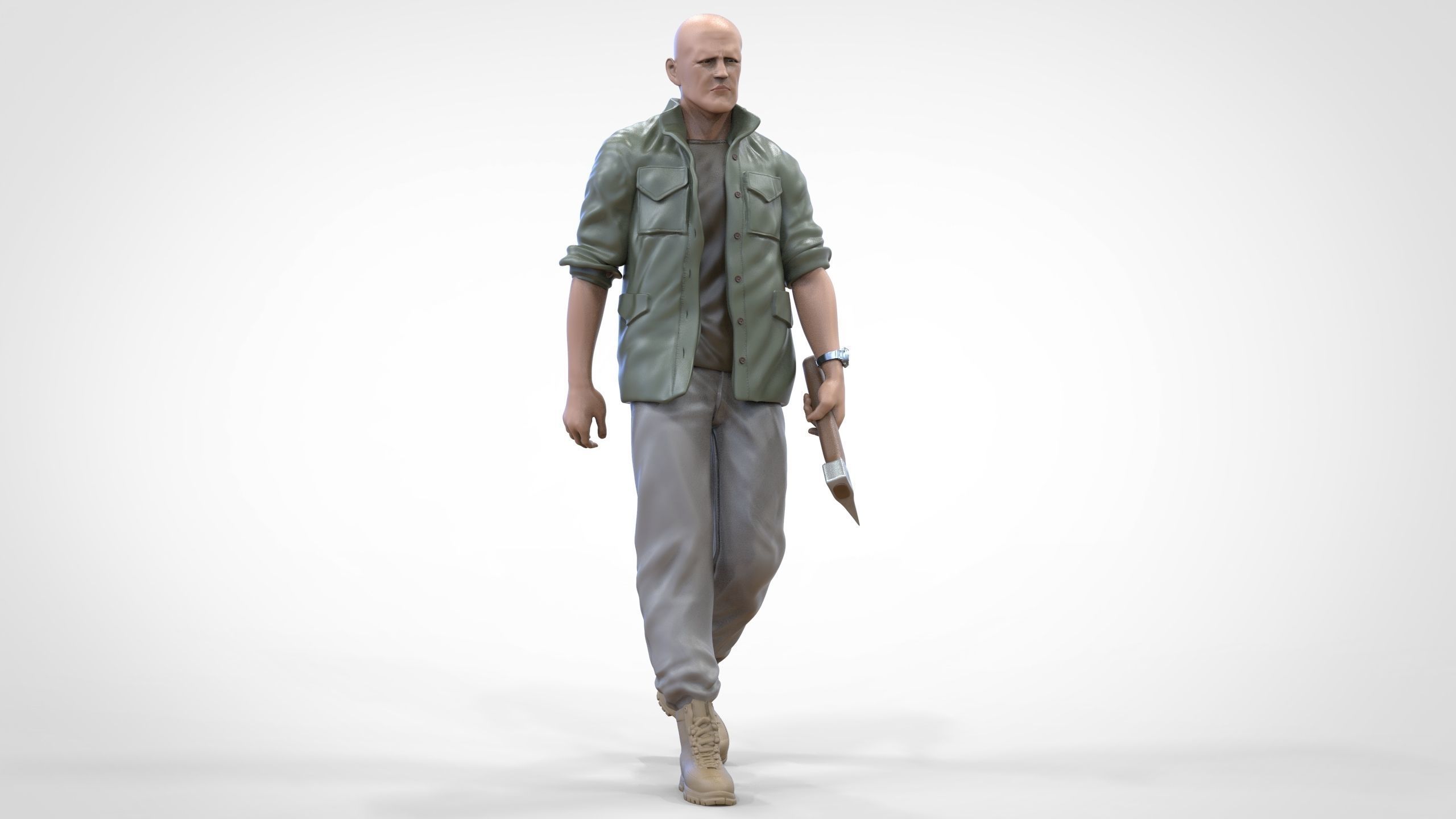 N8 F9 Deckard Shaw Jason Statham in Hobbs and Shaw 3D print model_39
