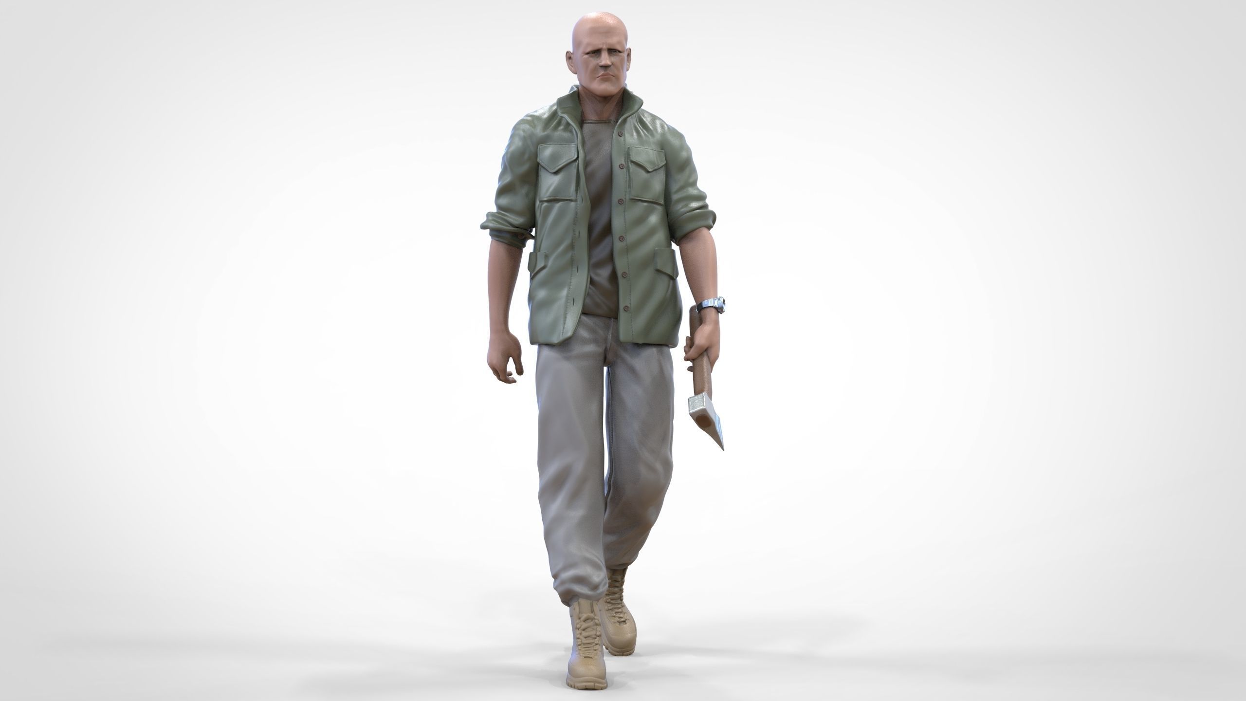 N8 F9 Deckard Shaw Jason Statham in Hobbs and Shaw 3D print model_54