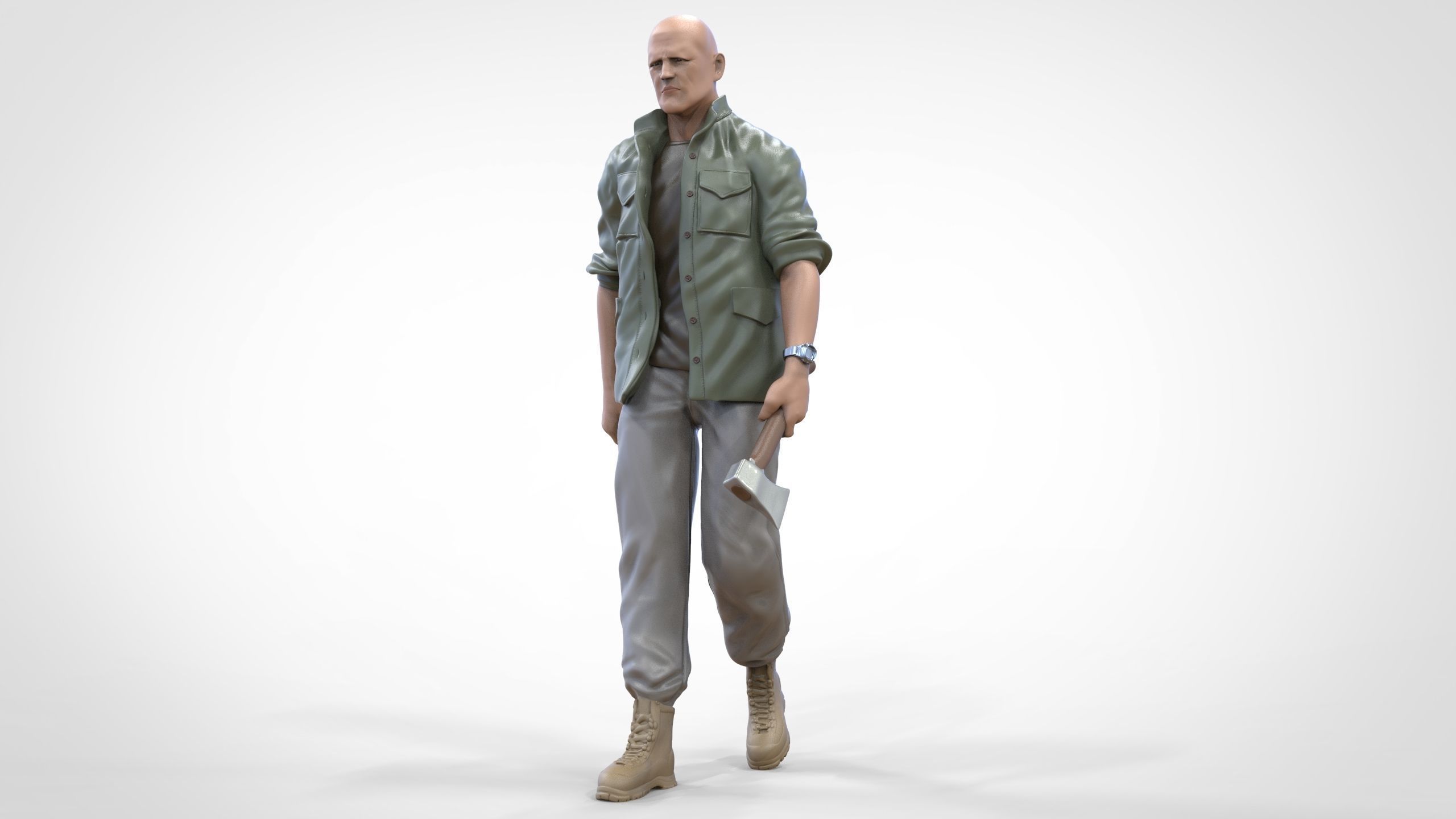 N8 F9 Deckard Shaw Jason Statham in Hobbs and Shaw 3D print model_7