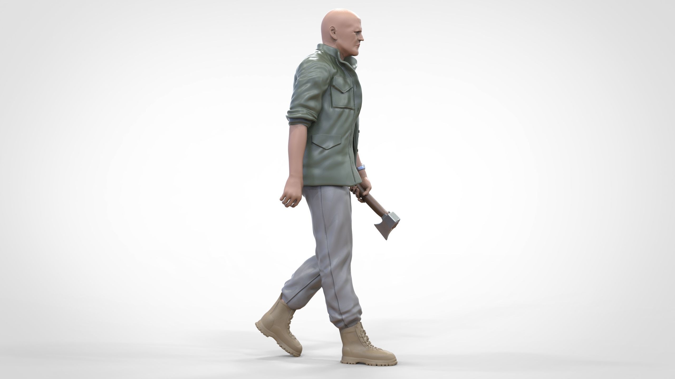 N8 F9 Deckard Shaw Jason Statham in Hobbs and Shaw 3D print model_33