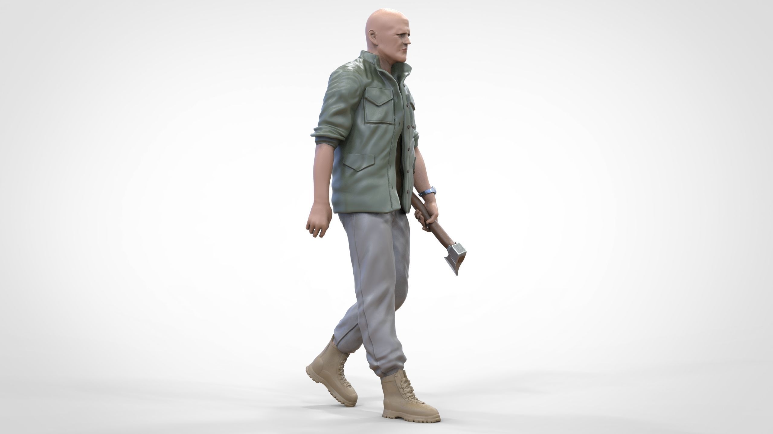 N8 F9 Deckard Shaw Jason Statham in Hobbs and Shaw 3D print model_35