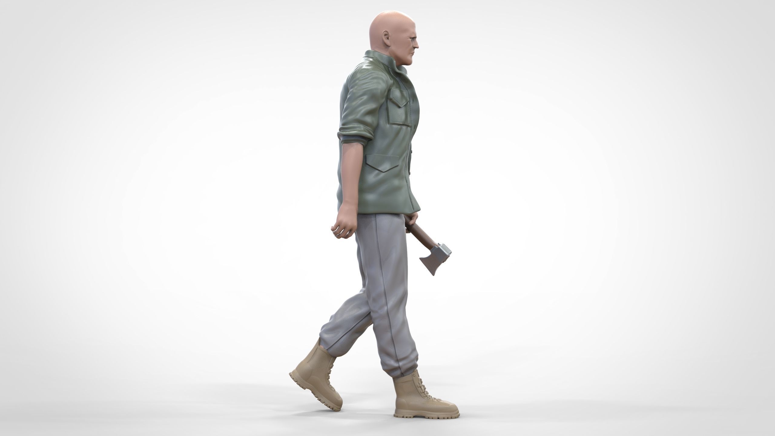 N8 F9 Deckard Shaw Jason Statham in Hobbs and Shaw 3D print model_32