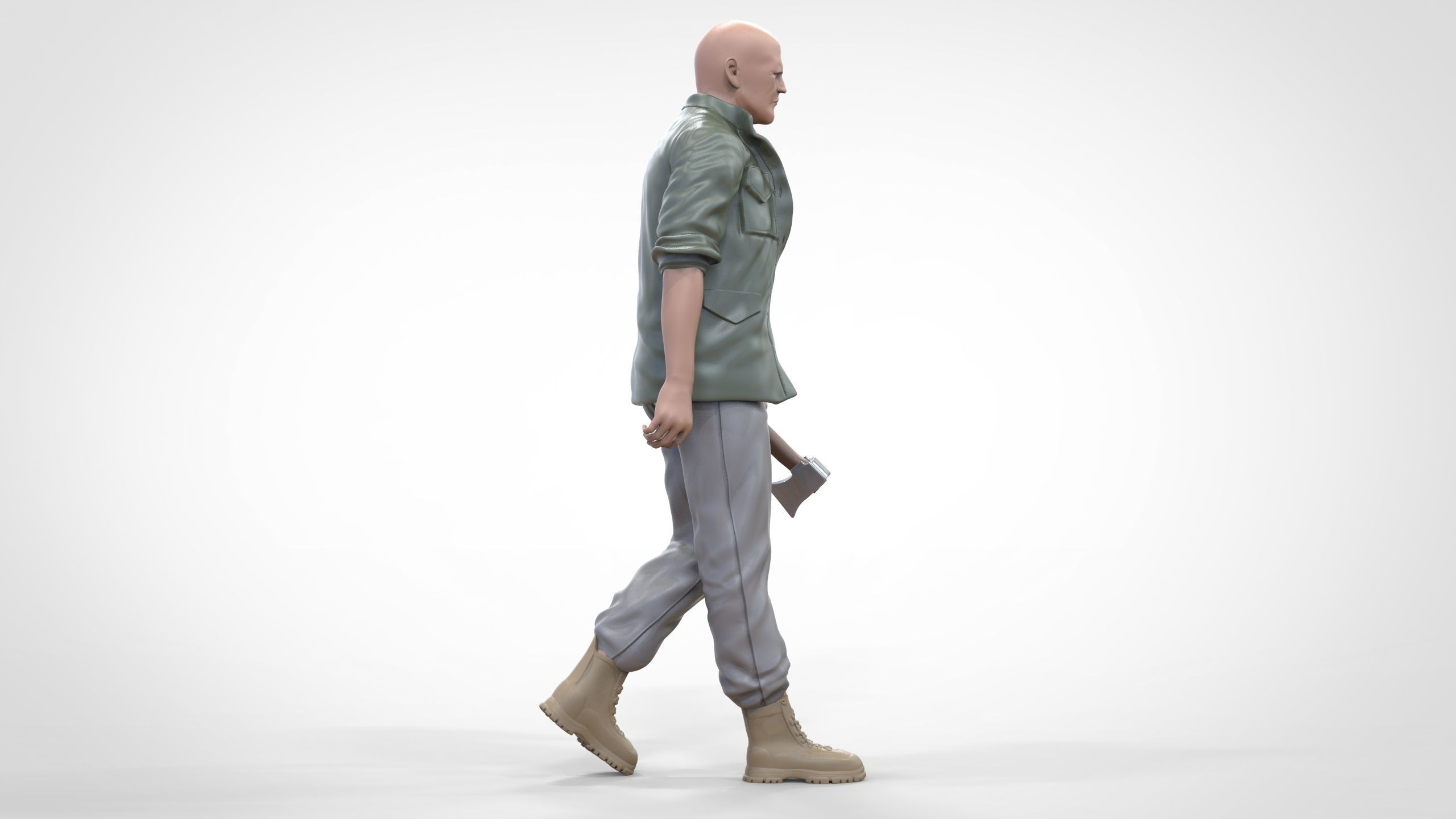 N8 F9 Deckard Shaw Jason Statham in Hobbs and Shaw 3D print model_31