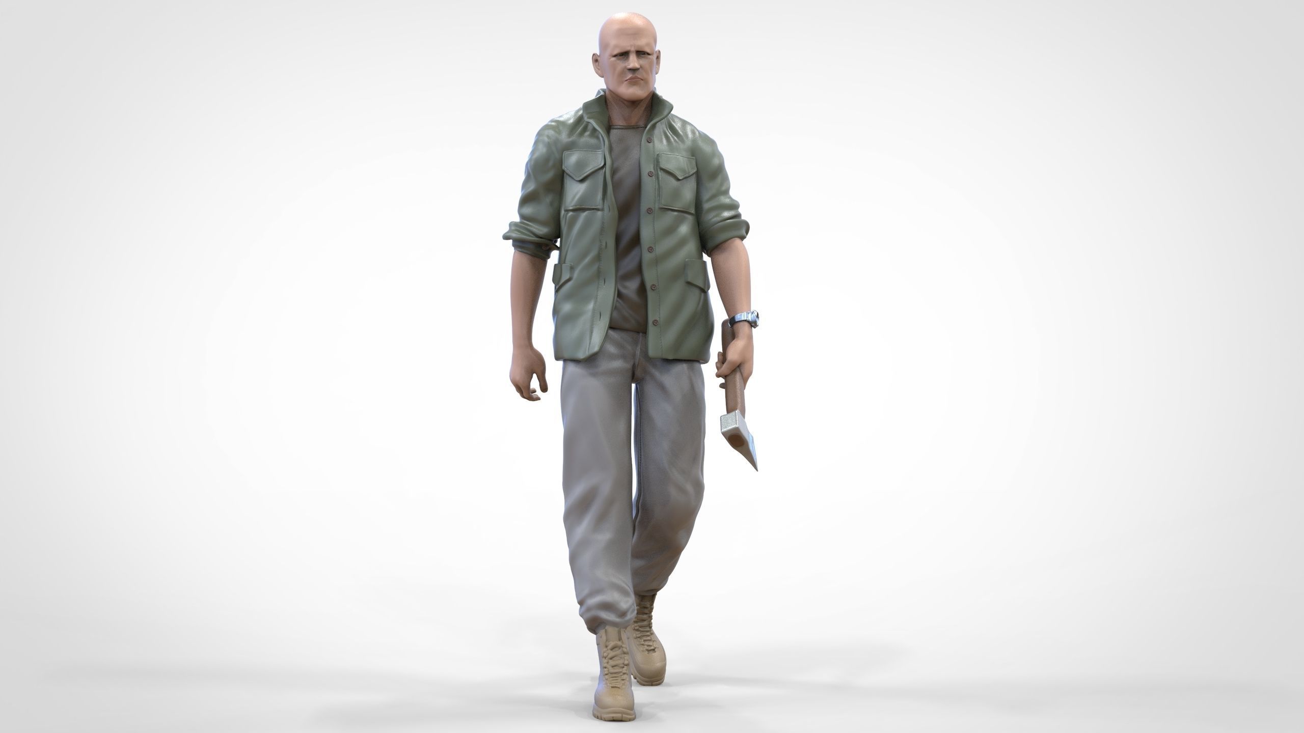 N8 F9 Deckard Shaw Jason Statham in Hobbs and Shaw 3D print model_1