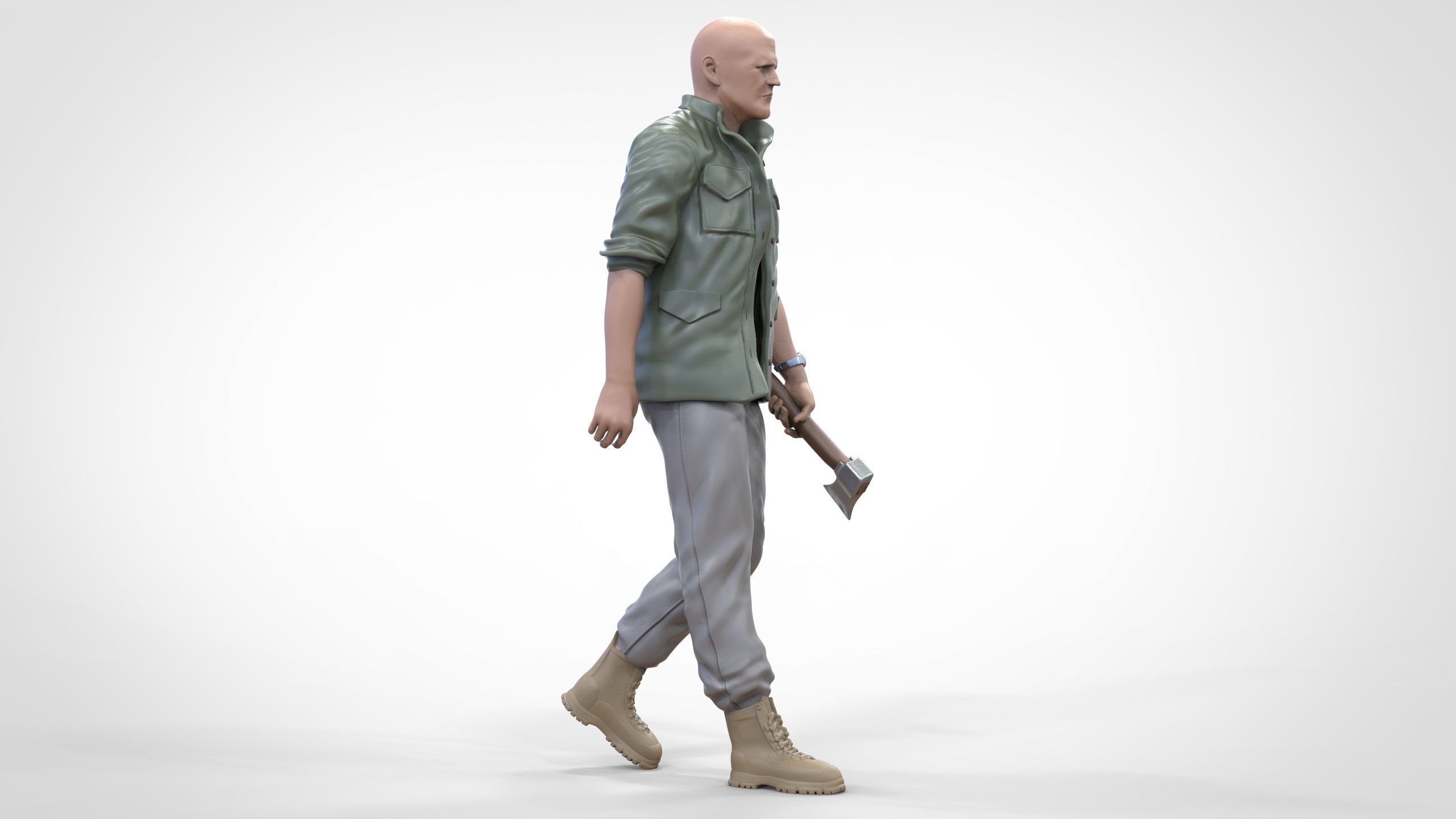 N8 F9 Deckard Shaw Jason Statham in Hobbs and Shaw 3D print model_34